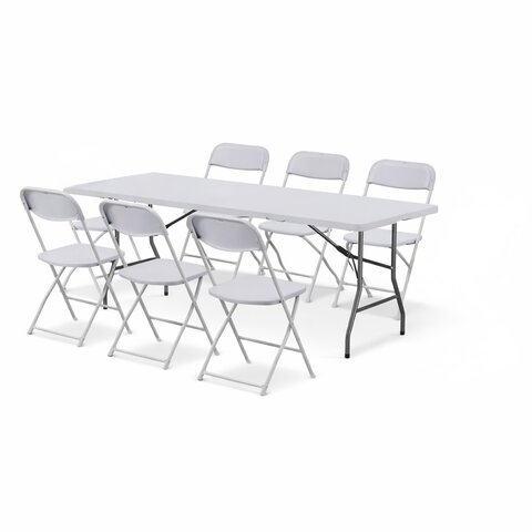 Tables, chairs, tablecloths, charger plates and party extras in North DFW