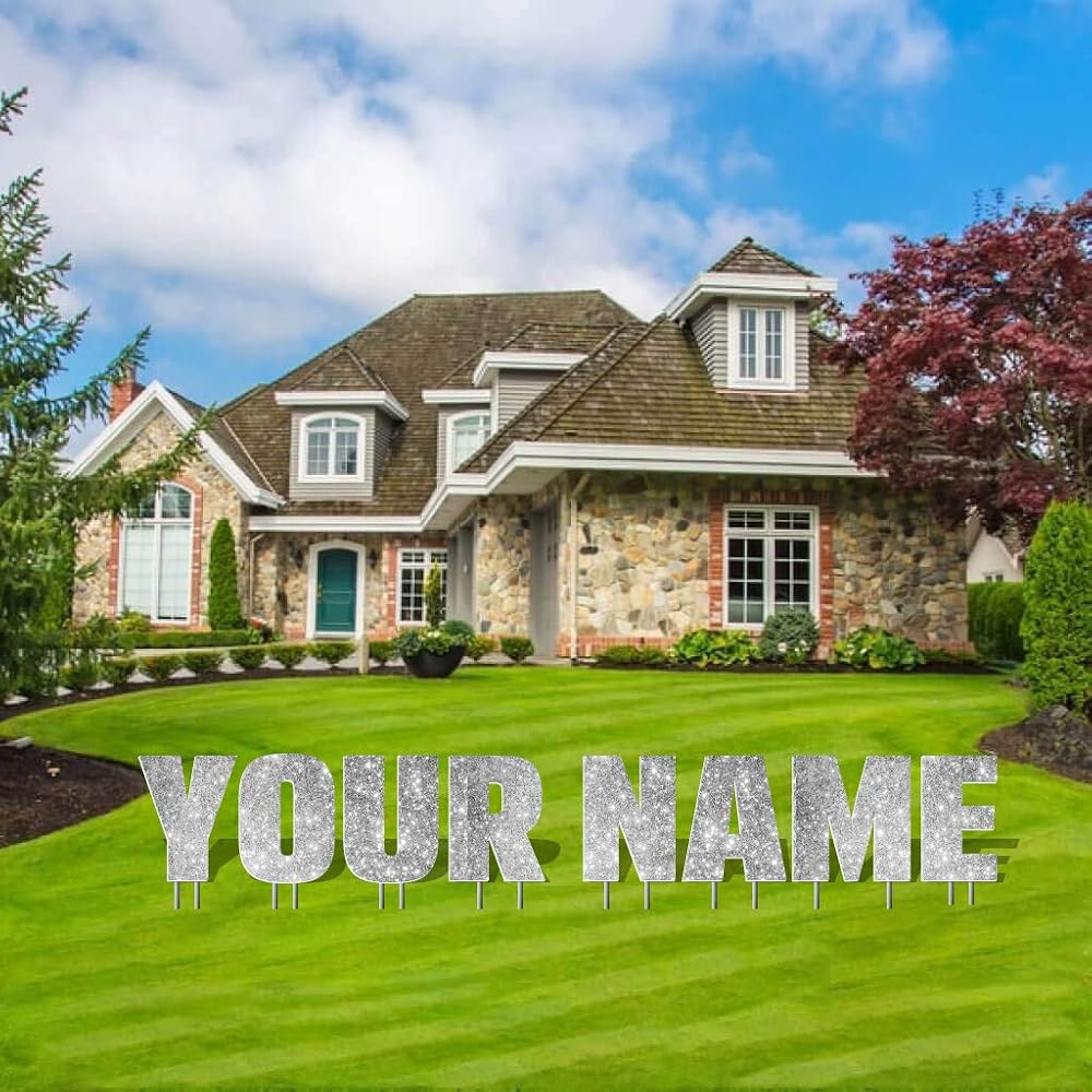 Happy Birthday yard sign rental in North DFW